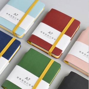 Cuaderno de Notas Mini Personalizado OEM ODM para Estudiantes, Tapa de Cuero PU A7, Cuaderno de Bolsillo con Portaplumas - Product Image 6