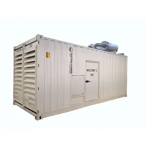 1 mW câm Máy phát điện container loại 2400kw/3000kva Máy phát điện diesel để bán