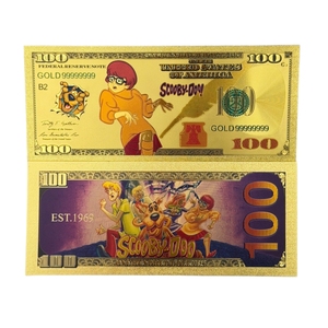 Billets de banque Scooby-Doo 2026 en or plaqué 24 carats pour collection - Product Image 3
