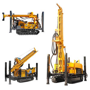 Crawler โรตารี่พื้นดินแบบพกพาแท่นขุด<span class=keywords><strong>เจาะ</strong></span>ติดตั้งไฮดรอลิให้เช่าอุปกรณ์ที่น่าเบื่อรถเจาะน้ำสำหรับขาย - Product Image 2