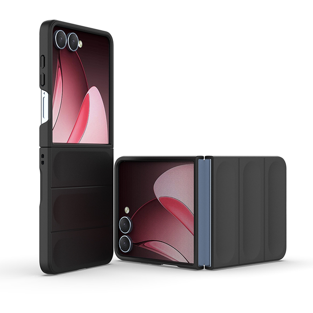 Stylish for Airbag Shockproof Soft Silicone Mobile Phone Case for Samsung Z Flip Fold 3 4 5 6 7 with Skin Feeling Mobile Cover