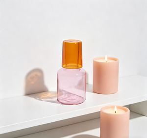 Carafe et verre à eau en verre coloré personnalisés au design créatif, résistants à <span class=keywords><strong>la</strong></span> chaleur, pour <span class=keywords><strong>la</strong></span> maison, <span class=keywords><strong>la</strong></span> chambre et les cadeaux - Product Image 5