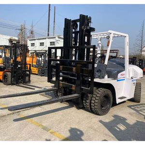 Montacargas Usado TCM FD70 con Contrapeso, Capacidad de 7 Toneladas, Motor Diésel, Excelente Estado, Almacén en Japón, Manipulación de Materiales, Económico - Product Image 2