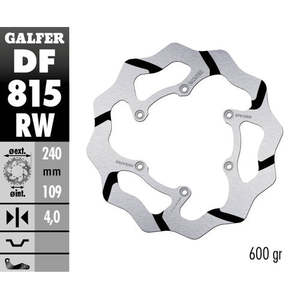 Galfer ดิสก์เบรกหน้าและหลังรถแข่งสำหรับรุ่น Beta RR 498 13-14 Z4 & X1เหล็กและวัสดุเหล็กรถมือสอง - Product Image 1