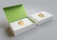 Boîte d'emballage cadeau magnétique en carton rigide EVA avec insert en mousse EVA, logo personnalisé, vente en gros