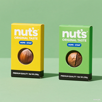 Boîte-cadeau d'emballage de fruits secs de casse-croûte de carton personnalisé écologique pour les noix