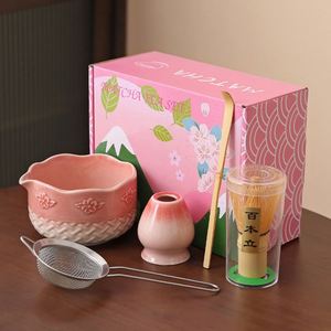Traditional Matcha Ceremony Tool 100-Prong Bamboo Whisk <b>Tea</b> Filter Ceramic <b>Tea</b> Bowl <b>Tea</b> Ceremony <b>Set</b> Utensils Accessories - Product Image 1