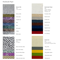 Haode Wholesale Texture Paper Texture différente Papier de spécialité personnalisé pour l'emballage de boîtes-cadeaux