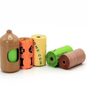 Disposable Eco Friendly Biodegradable <b>Compostable</b> Dog Poop <b>Bags</b> Custom Printed 100% Leak Proof Plastic - Product Image 1