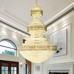 Fábrica China <span class=keywords><strong>Chelier</strong></span> moderno para techos altos Luz de techo Sala de estar Candelabros y luces colgantes a buen precio - Product Image 5