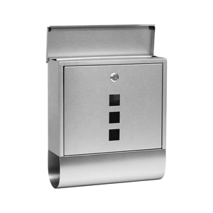 กล่องรับ<span class=keywords><strong>พัสดุ</strong></span>ติดผนังสแตนเลสกันขโมยพร้อมกุญแจล็อค กันน้ำ ความจุขนาดใหญ่ สำหรับรับจดหมาย - Product Image 3