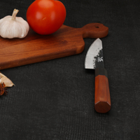 Couteau utilitaire de style japonais en acier inoxydable de qualité supérieure avec manche en ébène, ambidextre, pour une utilisation en cuisine