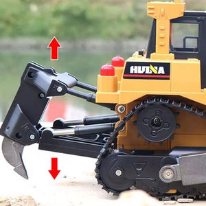 Camion de chantier radiocommandé <span class=keywords><strong>Huina</strong></span> <span class=keywords><strong>1569</strong></span> 1:16 9 canaux, modèle de <span class=keywords><strong>bulldozer</strong></span> en alliage métallique lourd, jouet pour enfants et garçons - Product Image 6