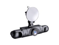 Caméra embarquée HD 360 degrés avec écran IPS et vision nocturne, enregistrement vidéo pour véhicule, caméra vidéo pour voiture, mémoire média