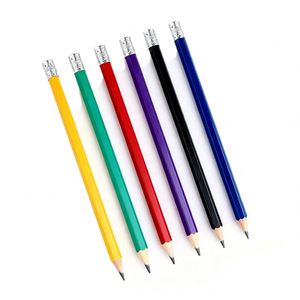Cadeau d'entreprise promotionnel personnalisé avec logo imprimé par sublimation pour étudiants Hex # 2 crayons - Product Image 3
