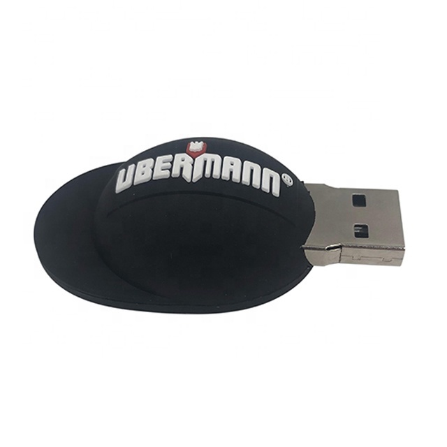 Customized Cartoon Safety Helmet 3D USB Flash Drive Stick Pen Unique Design Metal Interface 3.0 Promotional Item
