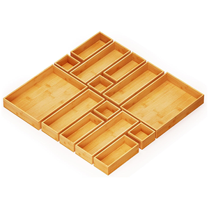 Juego <span class=keywords><strong>de</strong></span> Cajas Organizadoras <span class=keywords><strong>de</strong></span> Madera <span class=keywords><strong>de</strong></span> Bambú <span class=keywords><strong>de</strong></span> Gran Capacidad con Múltiples Compartimentos para Utensilios <span class=keywords><strong>de</strong></span> <span class=keywords><strong>Cocina</strong></span> y Almacenamiento <span class=keywords><strong>de</strong></span> Suministros <span class=keywords><strong>de</strong></span> Oficina - Product Image 5