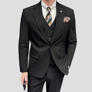 Costume d'affaires pour homme, style <span class=keywords><strong>italien</strong></span>, respirant, grande taille, anti-plis, idéal pour mariage – Approvisionnement direct usine - Product Image 2