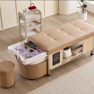 Cama de Masaje con Champú Tailandés, Spa para la Cabeza con Cascada, Calentador de Agua Multifuncional, Cama de Masaje con Champú para el Cabello - Product Image 2