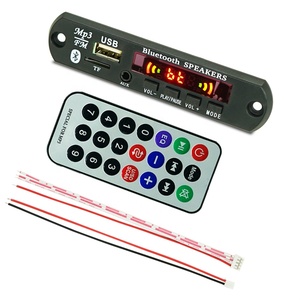 Reproductor Sistem Suara Pemutar MP3 Papan Dekoder Modul <span class=keywords><strong>Bluetooth</strong></span> 12V Kit USB - Product Image 2