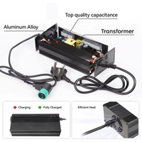 Cargador de Bicicleta Eléctrica 48V3A SCP OTP, 58.4V 54.6V, Batería de Litio Polímero, Fosfato de Hierro, Adaptador Universal de Alta Eficiencia