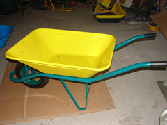 Heavy Duty 60L <span class=keywords><strong>Carretilla</strong></span> WB6401 Carga 150Kg Construcción sólida para construcción de jardines y uso doméstico - Product Image 5