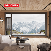 Ventanas de Aluminio OPUOMEN NFRC para Proyectos en EE. UU., Insonorizadas, Resistentes a Impactos, Abatibles, con Rotura de Puente Térmico, Doble Acristalamiento, Resistentes al Viento