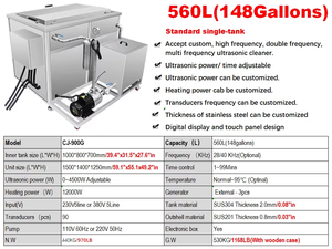 Limpiador Ultrasónico Industrial Portátil Automatizado de 60L a Bajo Precio, <span class=keywords><strong>para</strong></span> Joyería, Gafas, Industrias Médicas, Eléctrico, Tamaños de 30L y 15L - Product Image 2