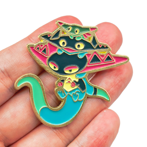 Nouvelle conception Broche fantaisie en alliage Dragon Fantôme Créature Artisanat Métallique Décoration de Sac à Dos - Product Image 2