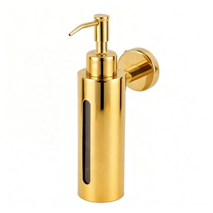 Dispenser di Sapone Personalizzato, Bottiglia Vuota <span class=keywords><strong>in</strong></span> Acciaio Inox per Detergente Mani, Bagnoschiuma, Sapone <span class=keywords><strong>Liquido</strong></span>, Lozione per Capelli, Gel Doccia, Shampoo - Product Image 3