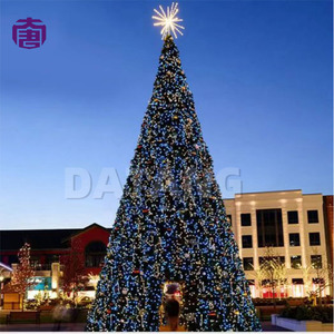 Luxury Artificial Christmas Tree with LED <b>Lights</b> and Decorative Ornaments for Hotel Mall Home Holiday Display - Product Image 4