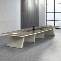 Table de conférence moderne et intelligente en bois noir, 12 places, pliable, mobile, écologique, chaises, bureau à domicile, salon