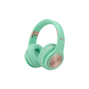 Auriculares S&N Bluetooth A1 Verde Inalámbricos Over-Ear para Laptop, Teléfono y Música - Product Image 2
