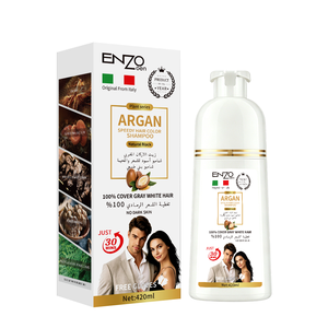 Shampoo colorant capillaire à l'extrait d'argan, permanent en 5 minutes, best-seller, couvrant les <span class=keywords><strong>cheveux</strong></span> <span class=keywords><strong>gris</strong></span> ou blancs - Product Image 5