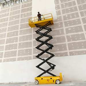 Мобильный самоходный ножничный подъемник средней высоты, гидравлический, портативный электрический подъемник-платформа из Китая - Product Image 4