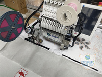 Chine 1200 tr/min haute vitesse ordinateur plat couture paillettes et Chenille cordon 9/12/15 aiguille une tête Machine à broder 600*1200mm
