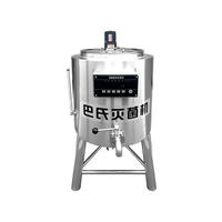 Pasteurisateur de jus de fruits en lots 100L/300L/200L Stérilisateur haute température pour jus d'orange, purée de tomates, lait, bière - Semi-automatique