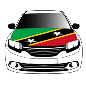 Funda para Capó de Saint Kitts and Nevis, Protección para Todo Clima, Accesorios Exteriores para Automóviles, Fundas Universales para Capó de Coche - Product Image 1