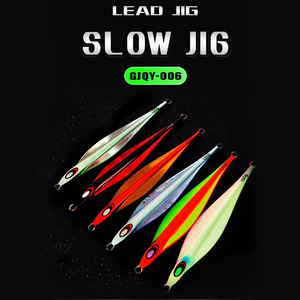 100g 150g Vertical pesca Jig señuelos luminoso paso lento <span class=keywords><strong>Jigging</strong></span> mar Metal Jig Señuelos de Pesca artificiales cebo - Product Image 2