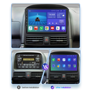 Autoradio Android con BT WIFI Carplay GPS per <span class=keywords><strong>Honda</strong></span> CRV <span class=keywords><strong>CR</strong></span> <span class=keywords><strong>V</strong></span> 2001-2006 Schermo Touch IPS da 9 Pollici Stereo Auto Video - Product Image 4