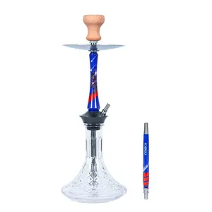 Shisha-cachimba ecológica de gran tamaño para fumar, Cachimba de Shisha de cristal, fabricante de China, de lujo, novedad