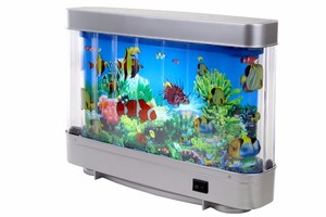 Vis Moving Foto Lamp Aquarium Lamp Motion Vis Nachtlampje Desktop Aquaria Toren Woonkamer Oceaan Aquarium Fish Tank - Product Image 5