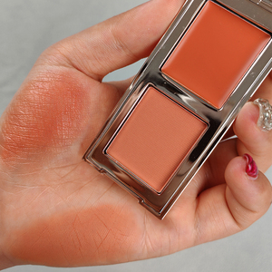 Oem/ODM <span class=keywords><strong>Blush</strong></span> kép Kem và bột 2-in-1 <span class=keywords><strong>Blush</strong></span> nhỏ gọn tùy chỉnh nhãn hiệu riêng trang điểm nhà máy - Product Image 1