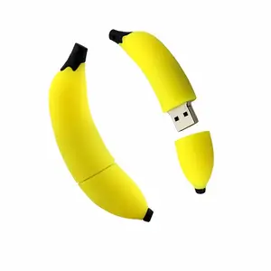 Fruit Banana Flash 32GB Drive 16GB 8GB 4GB Cartoon Intelligent Real Capacity USB 2.0 Memory Stick Pen Disk