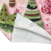 Cardigan en tricot à col en V pour femme, imprimé sapin de Noël festif, ample, doux, toutes saisons, décontracté, tendance, ouvert sur le devant