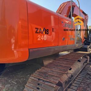 Excavadora de cadenas usada HITACHI ZX240 de 24 toneladas, como nueva, para excavaciones pesadas y proyectos de construcción - Product Image 1