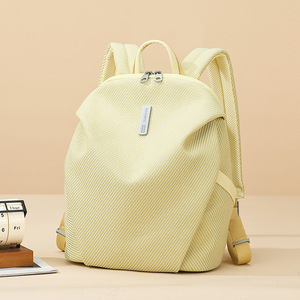 Lightweight and Stylish PU <b>Backpack</b> for Female College Students Airy Versatile Mini Style with Fashionable Character Pattern - Product Image 4