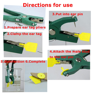 Longue Distance de lecture Alien H3 UHF Rfid Tag Bétail Mouton Vache Étiquette d'oreille Rfid Animal Étiquette d'oreille - Product Image 4
