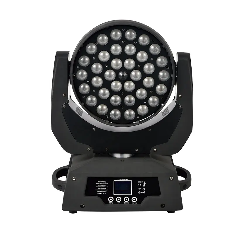 36*10W RGBWA+UV 6in1 Led Zoom Moving Head Light 36pcs 10W 4in1 Wash Par Can for Bar Disco Night Club Shows Party