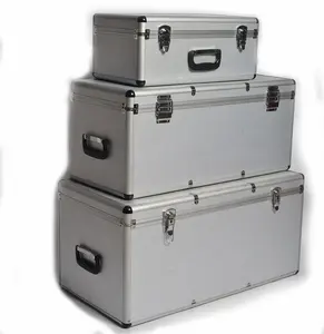 Kích Thước Tùy Chỉnh Ba Mảnh Công Cụ Nhôm Lớn Cơ Khí Hộp Công Cụ Cho Xe Tải - Product Image 1